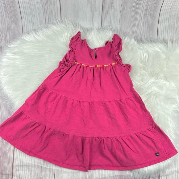 Tea Collection Girls Size 7 Summer/Spring Bundle 🌸 Dress Romper Bike Shorts - Picture 8 of 9